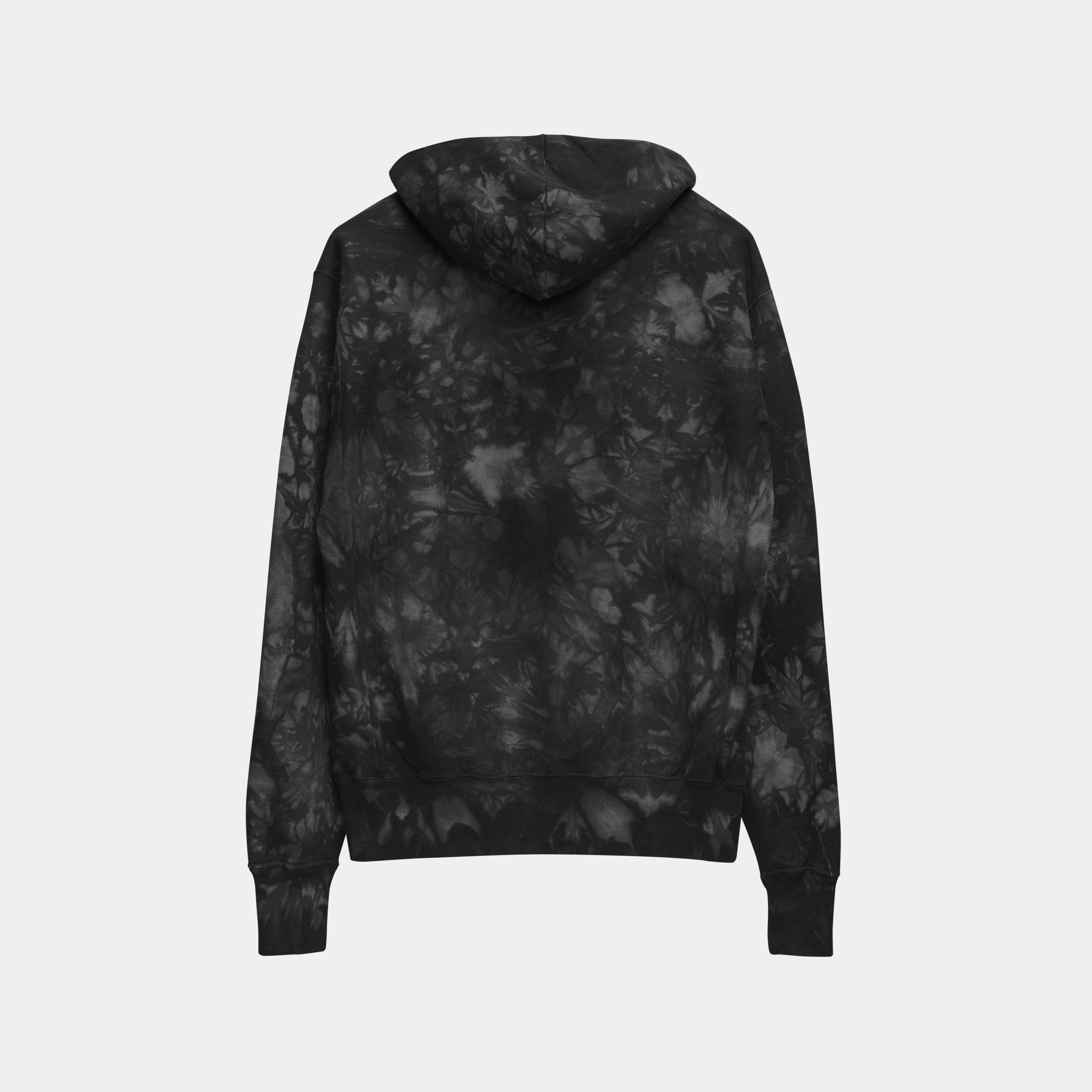 TIE-DYE HOODIE BLACK