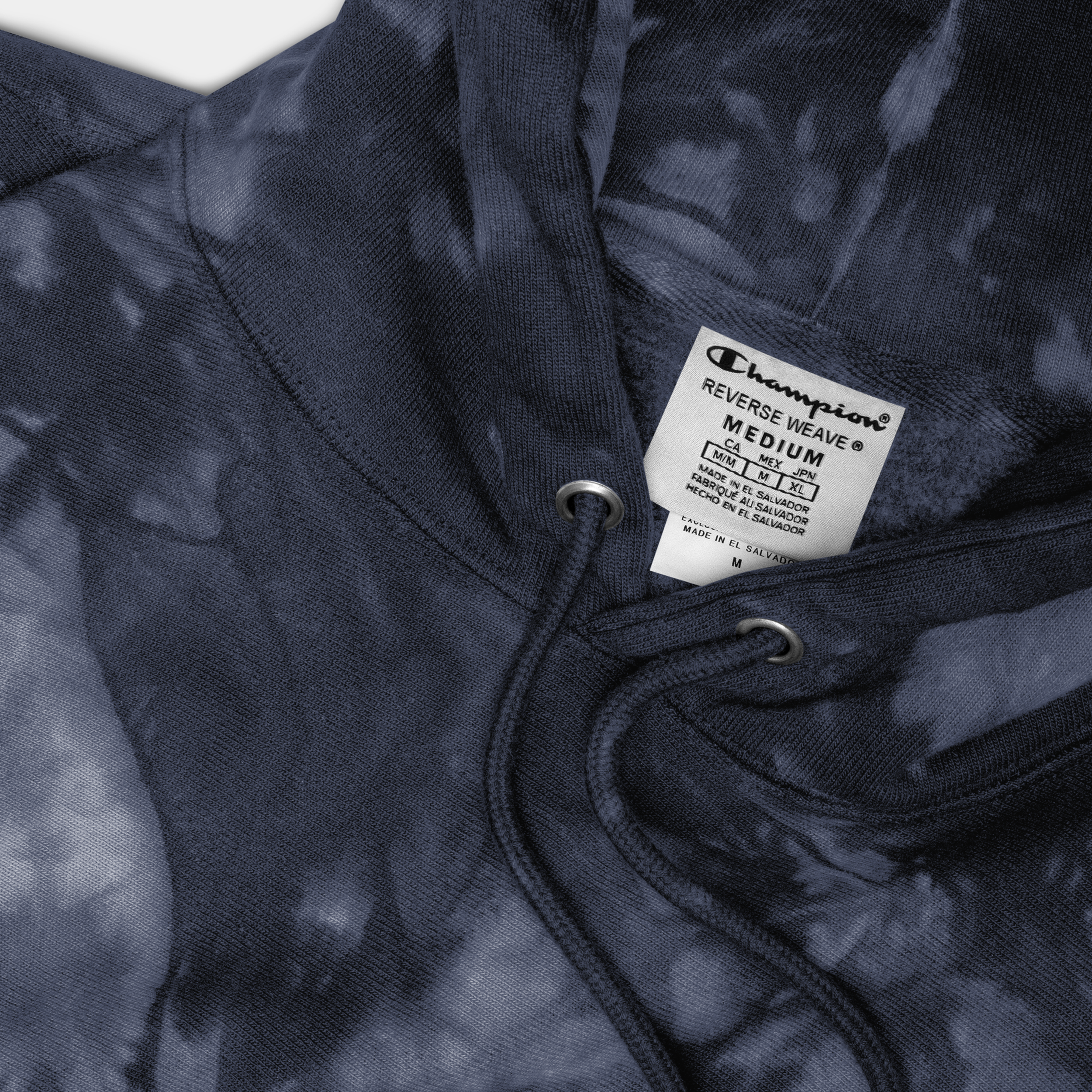 TIE-DYE HOODIE NAVY