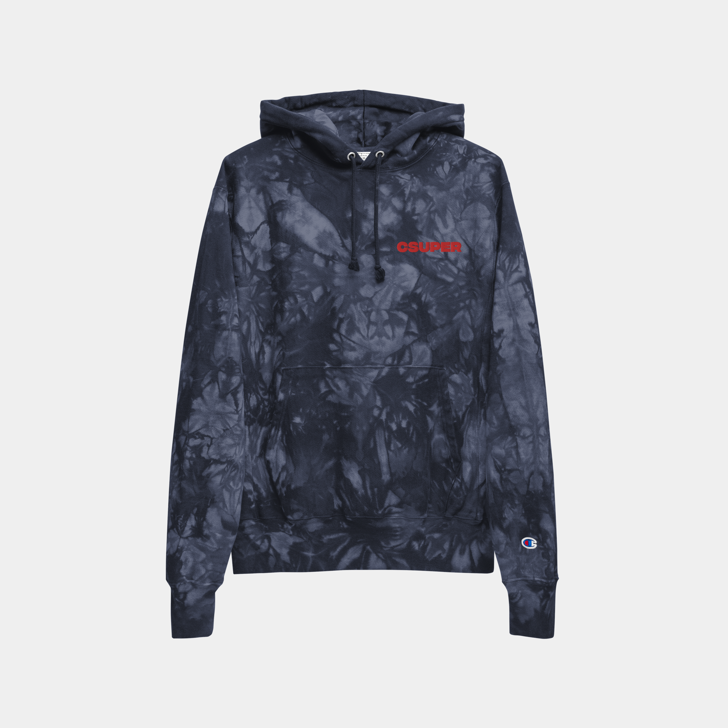 TIE-DYE HOODIE NAVY